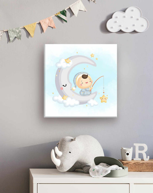 Bebé luna azul