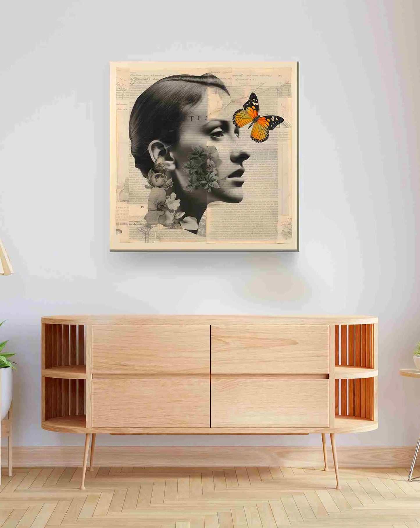 Cara mariposa