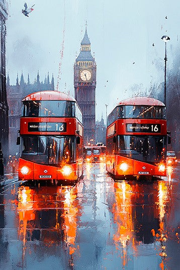 Dos camiones Londres
