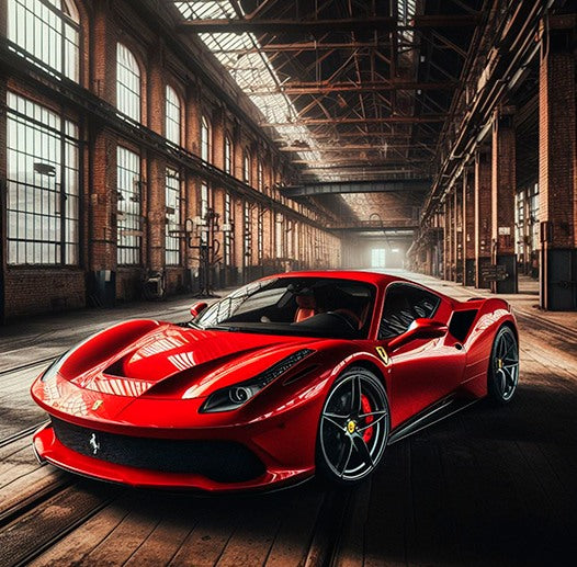 Ferrari rojo