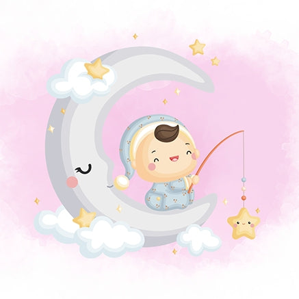 Bebé luna rosa